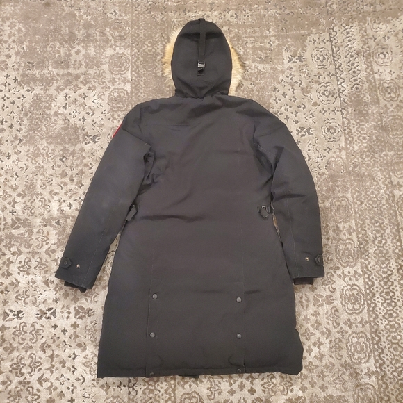 Canada Goose Women's 2506L Kensington Parka Coat in Black Size M - Picture 7 of 12